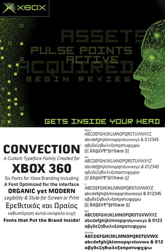 xbox convection font family